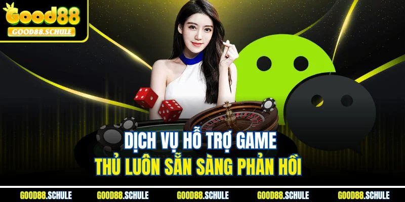 Dịch vụ hỗ trợ game thủ luôn sẵn sàng phản hồi