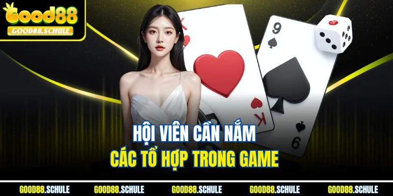 Hội viên cần nắm các tổ hợp trong game
